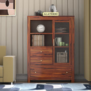 Gravion Book Shelf (Honey Finish)