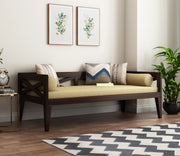 Ilexor Sheesham Wood Divan with Mattress (Honey Finish)