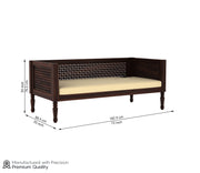 Harvyn Sheesham Wood Divan with Mattress (Honey Finish)