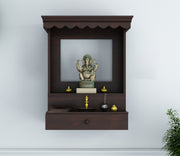 Vexorin Sheesham Wood Home Temple (Honey Finish)