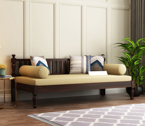 Fendril Sheesham Wood Divan with Mattress (Honey Finish)