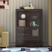 Gravion Book Shelf (Walnut Finish)
