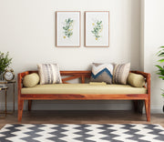 Ilexor Sheesham Wood Divan with Mattress (Honey Finish)