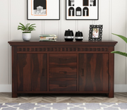 Norvith Sheesham Wood Cabinet and Sideboard (Walnut Finish)