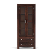 Elveris Book Shelf (Walnut Finish)