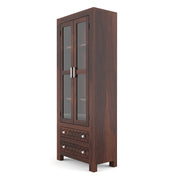 Elveris Book Shelf (Walnut Finish)