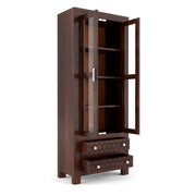Elveris Book Shelf (Walnut Finish)