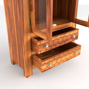 Elveris Book Shelf (Honey Finish)
