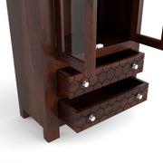 Elveris Book Shelf (Walnut Finish)