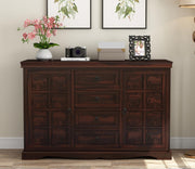 Drethor Sheesham Wood Cabinet and Sideboard (Walnut Finish)