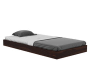 Harventis Sheesham Wood Single Bed Without Storage (Walnut Finish)