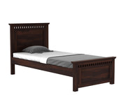 Luveris Sheesham Wood Single Bed Without Storage (Walnut Finish)