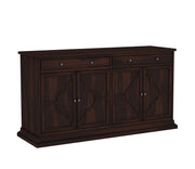 Stendrix Sheesham Wood Cabinet and Sideboard (Walnut Finish)