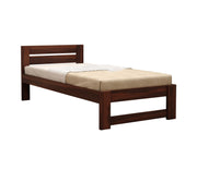 Eldorin Sheesham Wood Single Bed Without Storage (Walnut Finish)