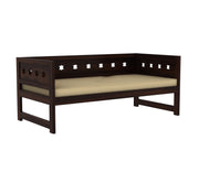 Korvenis Sheesham Wood Divan with Mattress (Honey Finish)