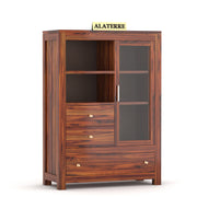 Gravion Book Shelf (Honey Finish)