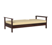 Jorenthis Sheesham Wood Divan with Mattress (Honey Finish)