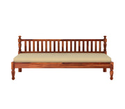 Fendril Sheesham Wood Divan with Mattress (Honey Finish)