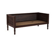 Harvyn Sheesham Wood Divan with Mattress (Honey Finish)