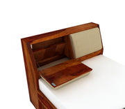 Phaedron Sheesham Wood Single Bed Without Storage (Honey Finish)