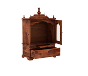 Stendoris Sheesham Wood Home Temple (Honey Finish)