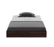 Harventis Sheesham Wood Single Bed Without Storage (Walnut Finish)