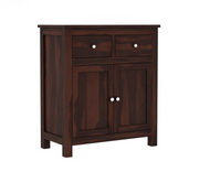 Molvar Sheesham Wood Cabinet and Sideboard (Walnut Finish)