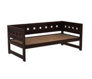 Korvenis Sheesham Wood Divan with Mattress (Honey Finish)