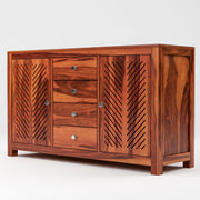 Arvion Sheesham Wood Cabinet and Sideboard (Honey Finish)
