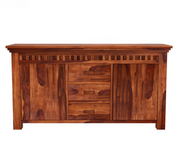 Norvith Sheesham Wood Cabinet and Sideboard (Honey Finish)