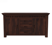 Norvith Sheesham Wood Cabinet and Sideboard (Walnut Finish)