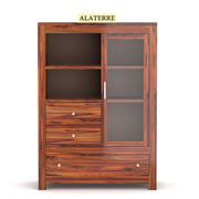 Gravion Book Shelf (Honey Finish)