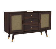 Brentar Sheesham Wood Cabinet and Sideboard (Walnut Finish)
