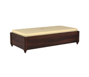 Drestorin Sheesham Wood Storage Divan with Mattress (Honey Finish)