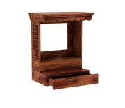 Vexorin Sheesham Wood Home Temple (Honey Finish)
