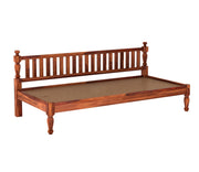 Fendril Sheesham Wood Divan with Mattress (Honey Finish)