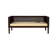 Harvyn Sheesham Wood Divan with Mattress (Honey Finish)
