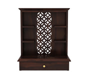 Thalvion Sheesham Wood Home Temple (Honey Finish)
