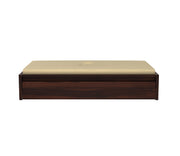 Elthorn Sheesham Wood Storage Divan with Mattress (Walnut Finish)