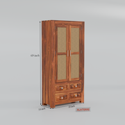 Jorinth Book Shelf (Honey Finish)