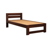 Eldorin Sheesham Wood Single Bed Without Storage (Walnut Finish)
