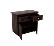 Peldrin Sheesham Wood Cabinet and Sideboard (Walnut Finish)