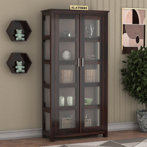 Halvion Book Shelf (Walnut Finish)