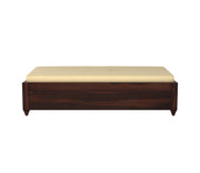 Drestorin Sheesham Wood Storage Divan with Mattress (Honey Finish)