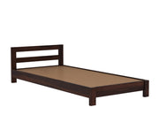 Silvorn Sheesham Wood Single Bed Without Storage (Walnut Finish)
