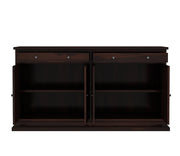 Stendrix Sheesham Wood Cabinet and Sideboard (Walnut Finish)
