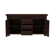 Norvith Sheesham Wood Cabinet and Sideboard (Walnut Finish)