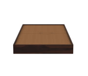 Harventis Sheesham Wood Single Bed Without Storage (Walnut Finish)