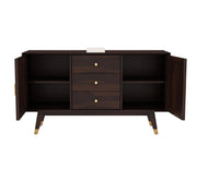 Brentar Sheesham Wood Cabinet and Sideboard (Walnut Finish)