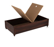 Drestorin Sheesham Wood Storage Divan with Mattress (Honey Finish)